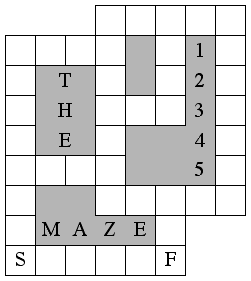 The 12345 Maze by Erich Friedman